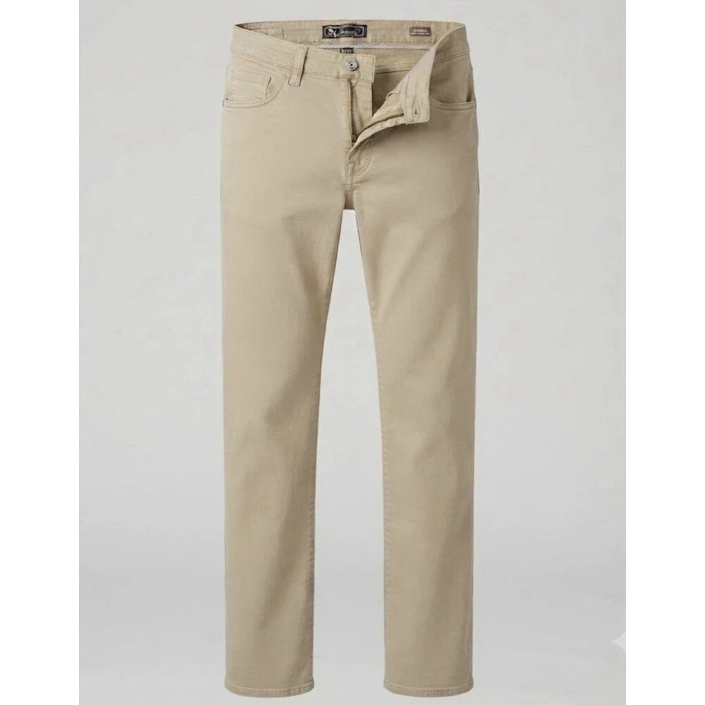 34 Heritage Pants Mens 35x34 Tan Charisma Comfort Rise Twill Super Stretch
